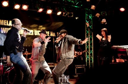 Jessie Lee Davis, Benny McMillan, Kenny King & PamelaFalcon – Riff Club NEW YORK NIGHTS show – April 2012