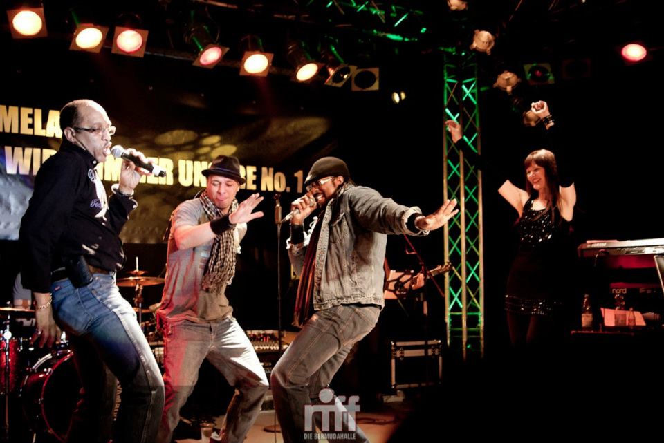 Jessie Lee Davis, Kenny King, Benny McMillan & PamelaFalcon - Riff Club NEW YORK NIGHTS show - April 2012
