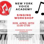 GESANGSWORKSHOP-SINGING WORKSHOP SUNDAY APRIL 28th