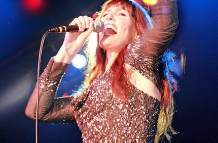 Pamela Falcon onstage