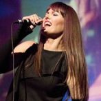 Pamela Falcon performing at Rudas Studios