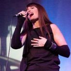 Pamela Falcon at Rudas Studios afterwork show