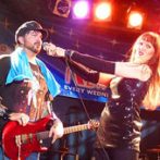 Pamela Falcon sings Happy Birthday to Chris Vega