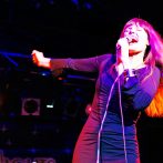 Pamela Falcon performing for a New York Nights show