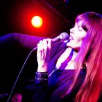 Pamela Falcon performing at a New York Nights show