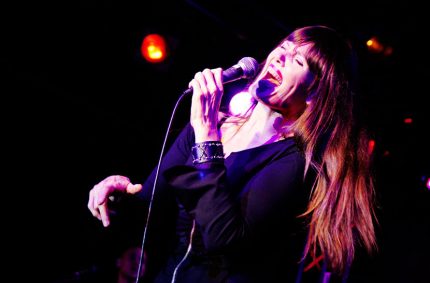 Pamela Falcon singing for NEW YORK NIGHTS