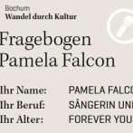 Pamela Falcon interview for the book “Bochum: Wandel durch Kultur”