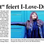 Rheinische Post Düsseldorf > Portal “Tonight” feiert I-Love-Düsseldorf-Party