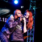 Some good old friends together onstage…Dennis Legree & Sven West