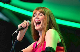 Pamela Falcon singt zum Abschluß von Bochum Total 2012