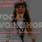 2020 NEW YORK VOICE ACADEMY WORKSHOPS
